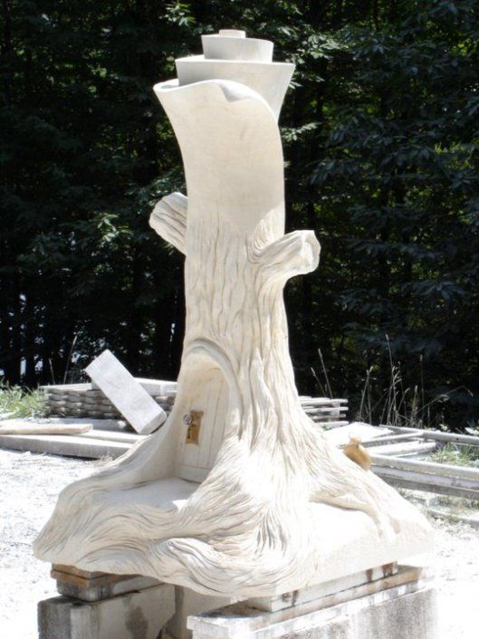 Sculpture "arbre d'Alice" taille 1,70m-Rapha