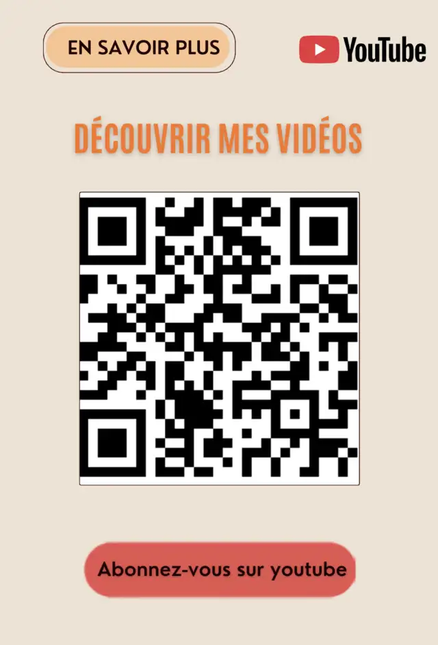QR code YouTube de Raphaëlle – Découvrir ses sculptures en vidéo